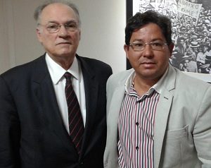 Roberto Freire Presidente Nacional do PPS, com o advogado Syrne Lima.
