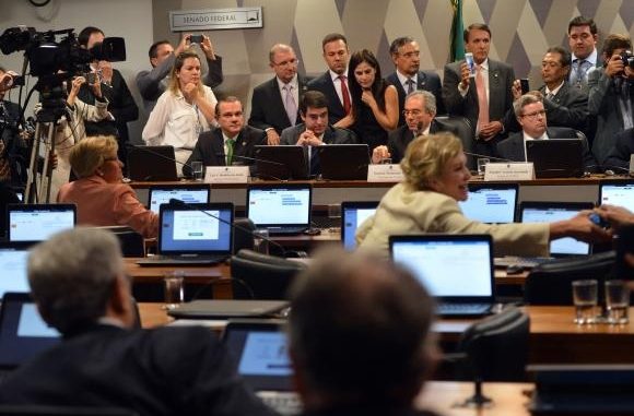 A Comissão Especial do Impeachment no Senado aprovou o parecer favorável à admissibilidade do processo de afastamento da presidenta DilmaAntonio Cruz/Agência Brasil