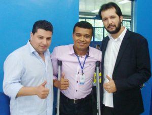 Edinho, Licomédio e Anderson durante decisão de pacto político PP & Solidariedade na Câmara dos Vereadores de Ji-Paraná/RO. Fotos: Paulo Sérgio.