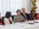 Dilma durante encontro com historiadores na terça-feira (7)