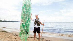 Estudantes de Manaus desenvolvem prancha ecológica de SUP com garrafas PETÉrico Xavier / Agência Fapeam