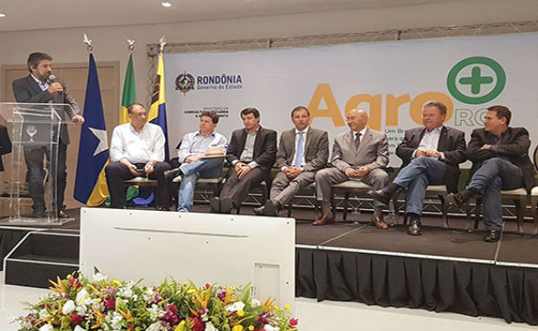 Ministro Blairo Maggi esteve em Rondônia para lançar o Plano Agro + do governo federal