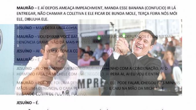 Presidente da Assembleia Legislativa de Rondônia, Maurão de Carvalho (MDB), e ao militar e deputado estadual Jesuíno Boabaid (MDB) seriam as vozes da gravação que revela bastidores dos podres poderes.