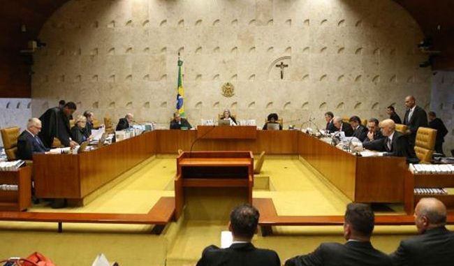 Sessão plenária do STF para julgar o habeas corpus do ex-ministro Antonio Palocci. Valter Campanato/Agência Brasil