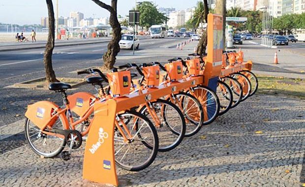 No Rio de Janeiro existe o projeto Eu vou de Bike, no qual as bicicletas são compartilhadas.