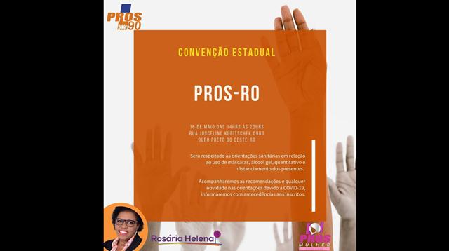 PROS realiza convenção estadual em Ouro Preto do Oeste