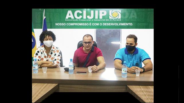 Acijip e CDL empenham apoio a Affonso Cândido