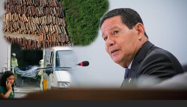 Mourão camufla desmatamento e omite covid-19 ao debater Amazônia