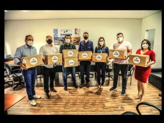 Quinze unidades de capacetes CPAPs foram doados pela cooperativa de crédito Sicoob Centro de Ji-Paraná,