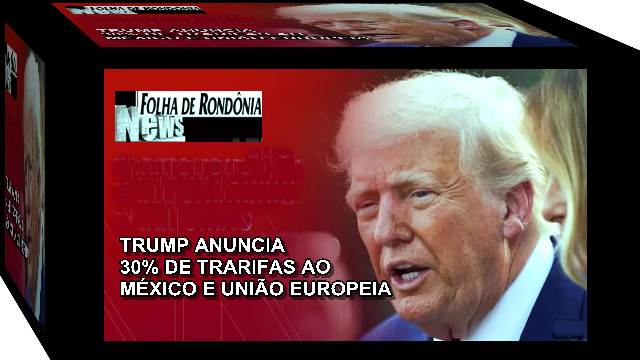 TRUMP UNIAO EUROPEIA2 Trump anuncia tarifas de 30% sobre México e União Europeia