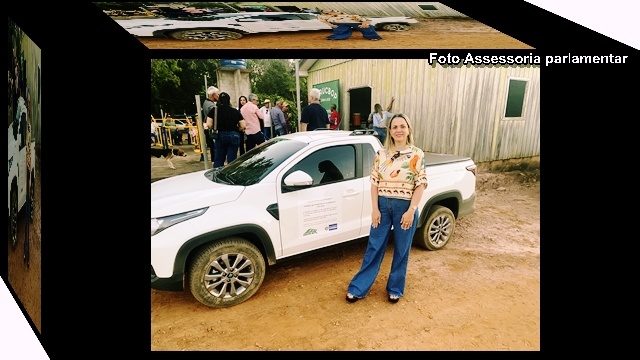 claudia de jesus jaru Associação rural de Jaru ganha picape via Claudia de Jesus
