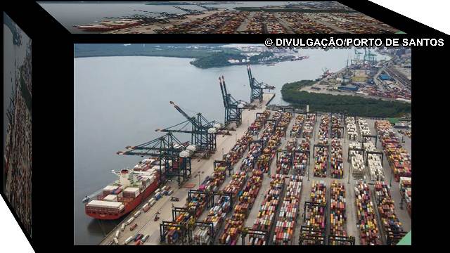 porto de santos Imprensa internacional repercute tarifaço de Trump contra o Brasil