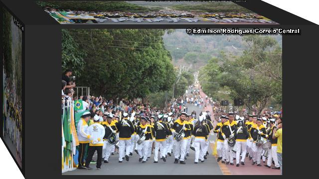 fanfarra julio guerra edmilson rodrigues 2025 Fanfarra dos veteranos Júlio Guerra desfila em Ouro Preto/RO