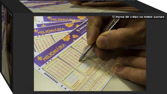milionaria Hoje Mega-Sena R$ 80 milhões e a + Milionária R$ 165 milhões